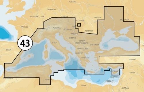 Harta Navionics 43XG Europe