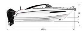 PARKER 690 Day Cruiser & Mercury F200 Verado Aprilie 2022