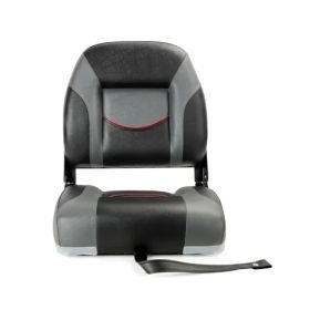 Scaun negru/antracit/rosu